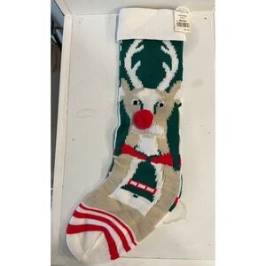 Knit Christmas Stockings - set of 3